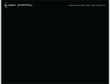 Tablet Screenshot of lunacapital.com